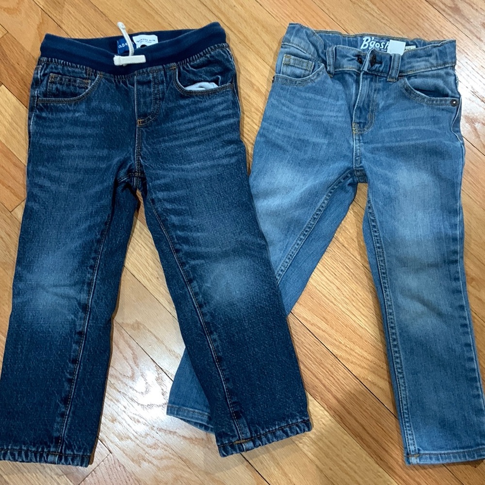 $15 for 2 Boys 4t jeans old navy and b’gosh